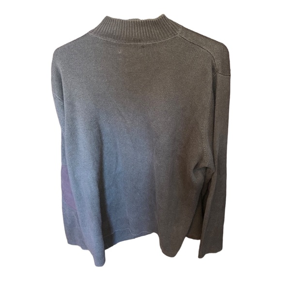 Woolrich men’s Zipped collar sweater Olive Large - Picture 2 of 8